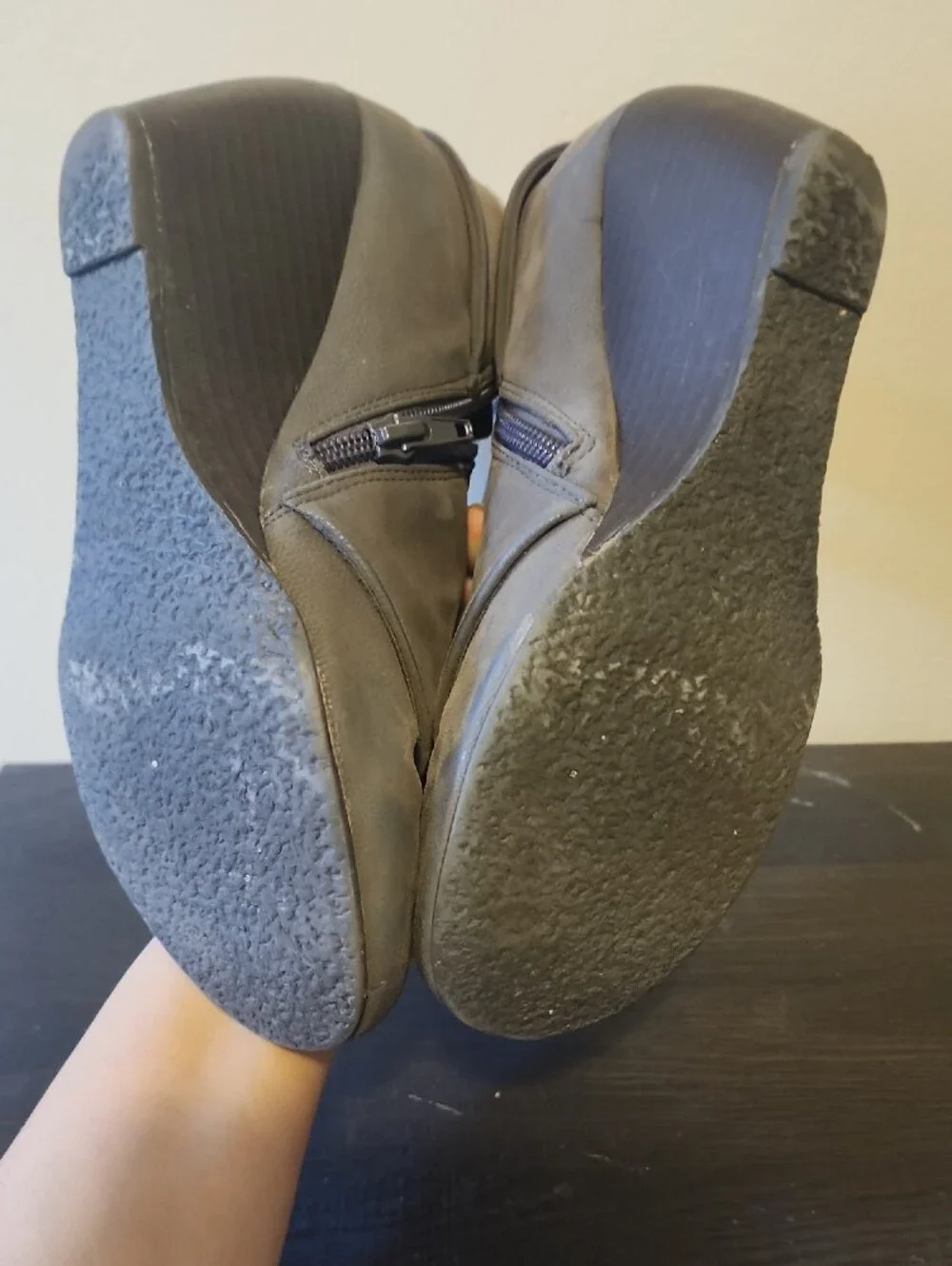 Blowfish Taupe Faux-Suede Ankle Booties